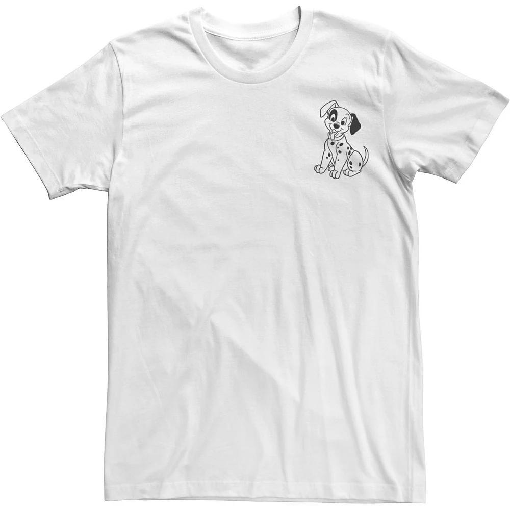 Disney's 101 Dalmatians Patch Left Chest Men's Tee,  Product Image
