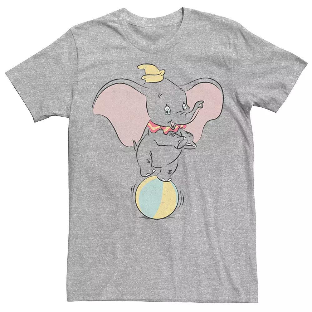 Disney's Dumbo Ball Balance Cute Pose Men's Tee,  Product Image