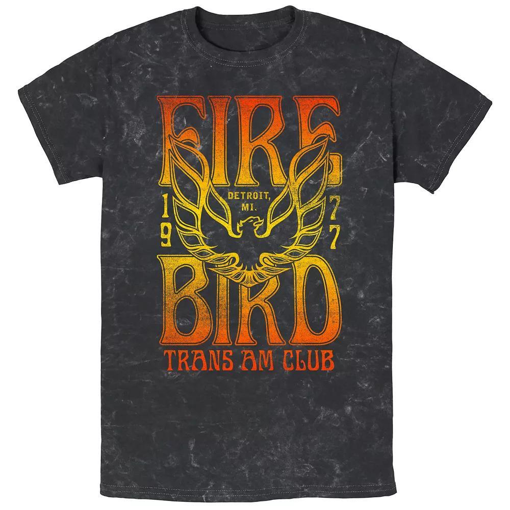Men's Firebird Trans Am Club Mineral Wash Graphic Tee,  Product Image