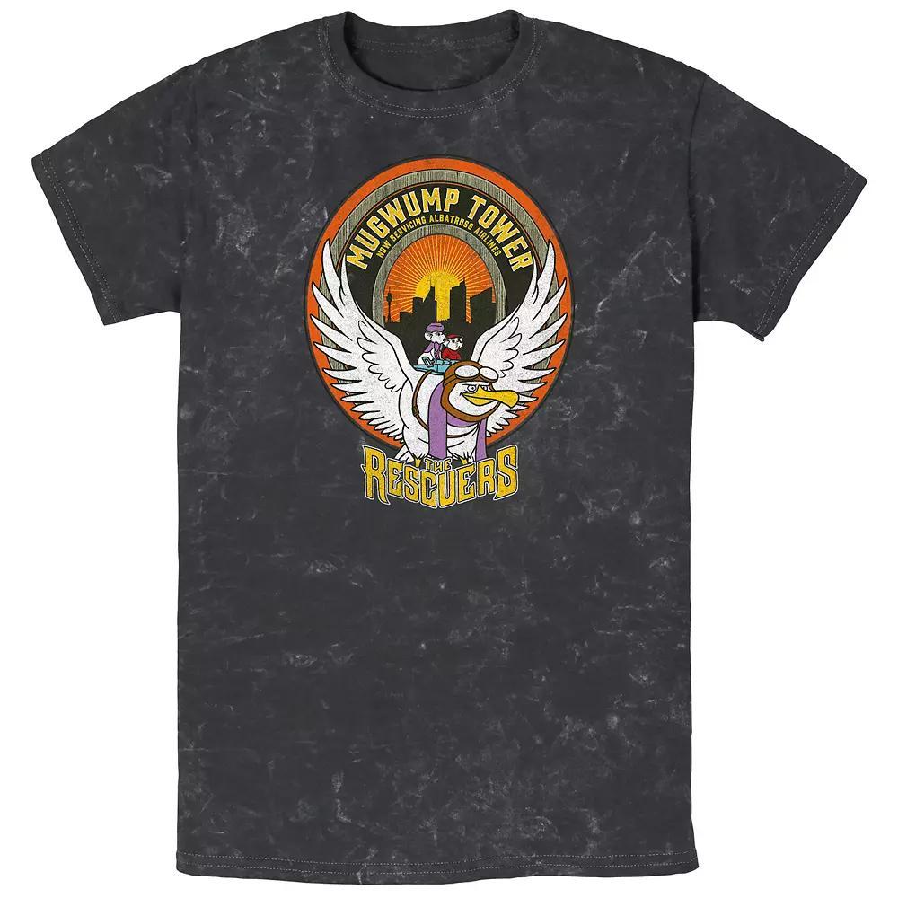 Disney's The Rescuers Men's Mugwump Tower Albatross Airlines Graphic Tee, Size: XL, Black Product Image