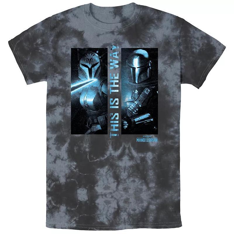 Mens Star Wars The Mandalorian This Is The Way Graphic Tee Black Grey Product Image