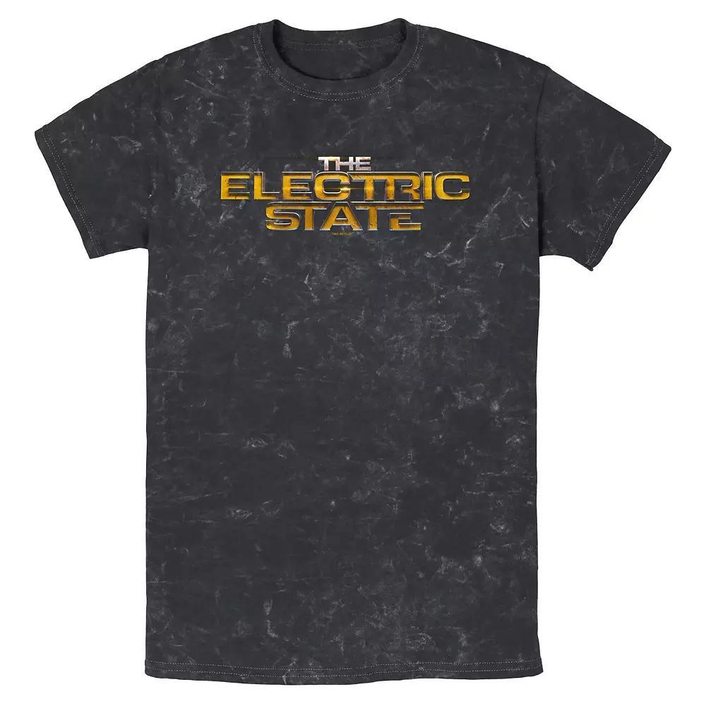 Men's The Electric State Logo Mineral Wash Graphic Tee,  Product Image