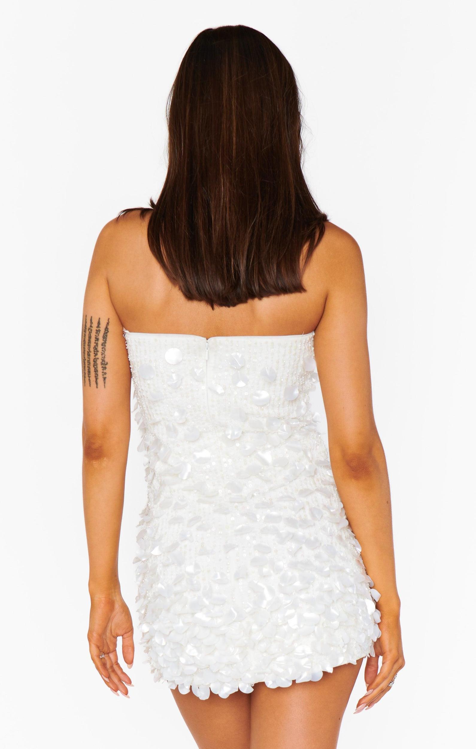 Savvy Tube Dress ~ Shiny Shell Embellishment Product Image