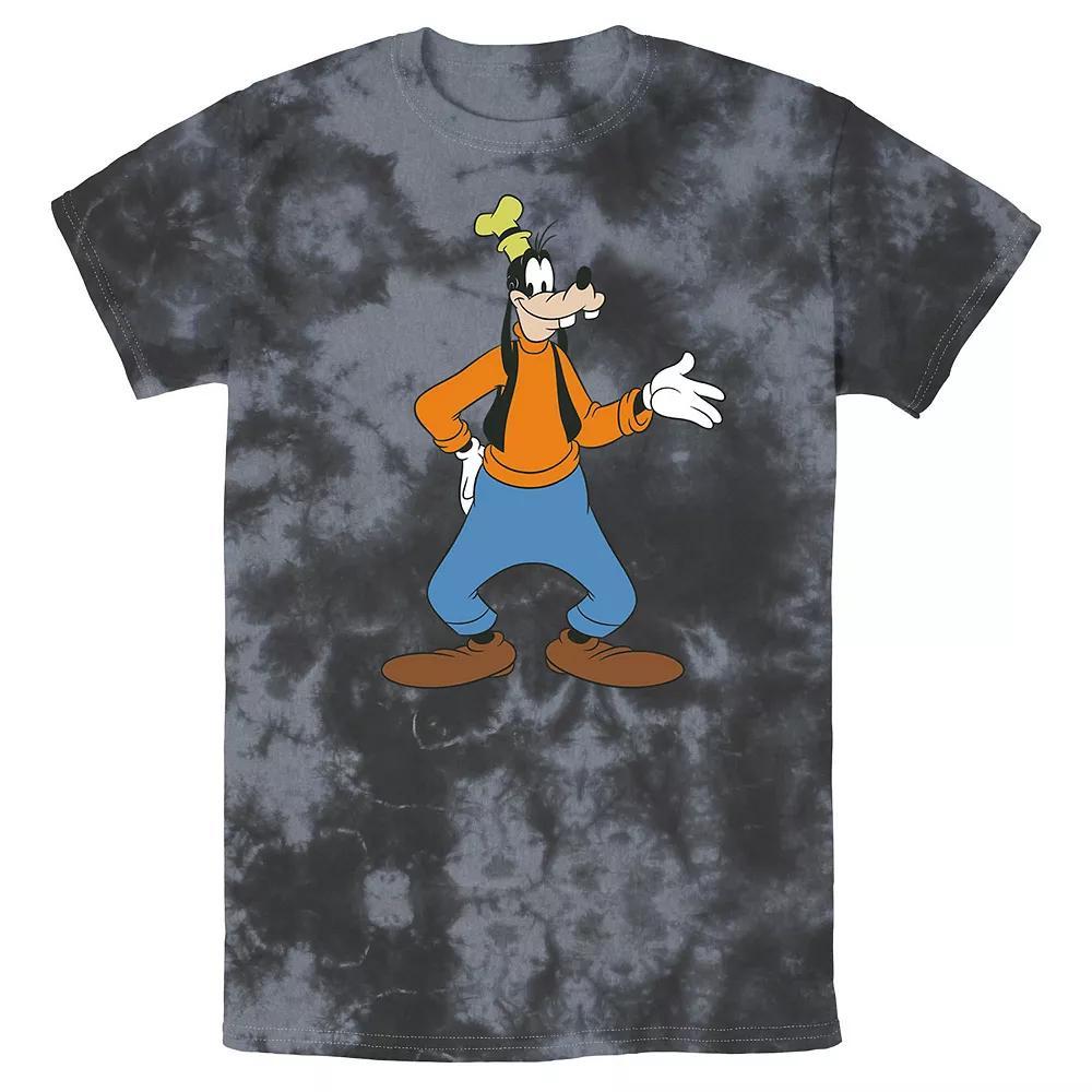 Men's Disney Goofy Traditional Pose Wash Tee, Size: Small, Black Grey Product Image