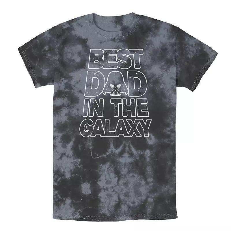 Men's Star Wars Vader Father's Day Galaxy's Best Tee, Boy's, Size: XXL, Black Grey Product Image