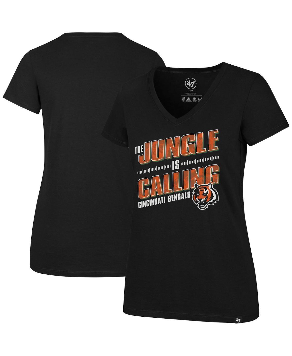 Womens 47 Cincinnati Bengals Team Regional Ultra Rival V-Neck T-Shirt Product Image