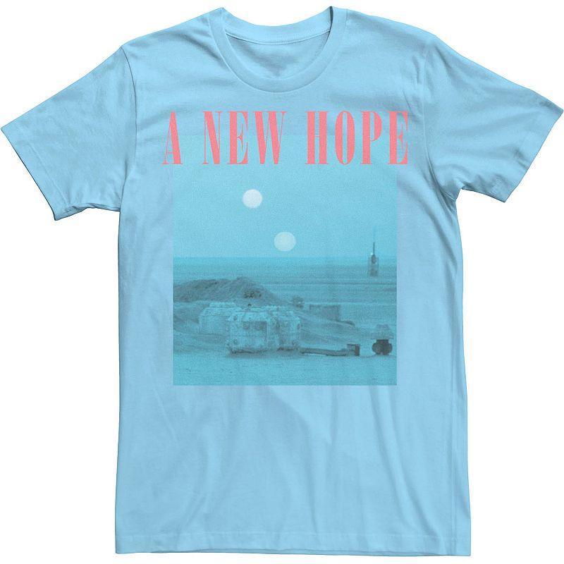 Men's Star Wars New Hope Overlay Poster Tee, Size: 3XL, White Product Image