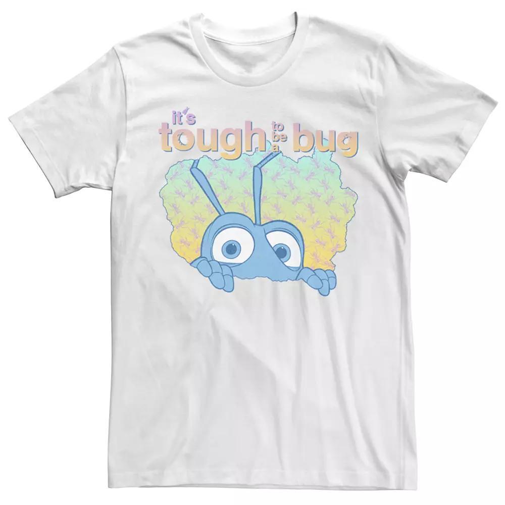 Men's Bug's Life Flik Tough To Be A Bug Tee, Size: Large, White Product Image