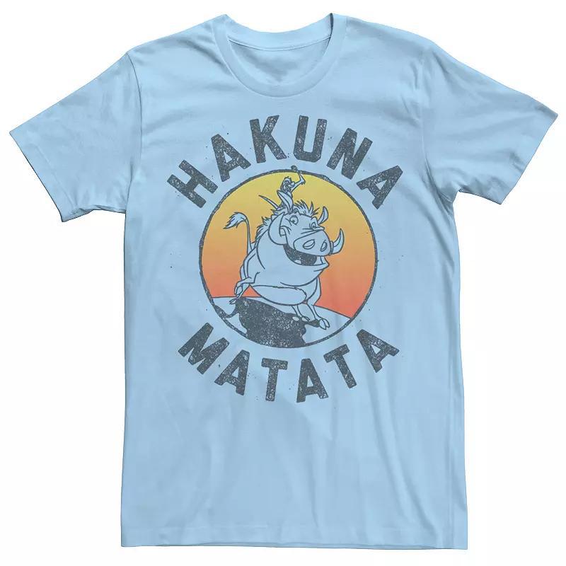Disney's The Lion King Timon & Pumba Men's Hakuna Matata Lifestyle Tee,  Product Image