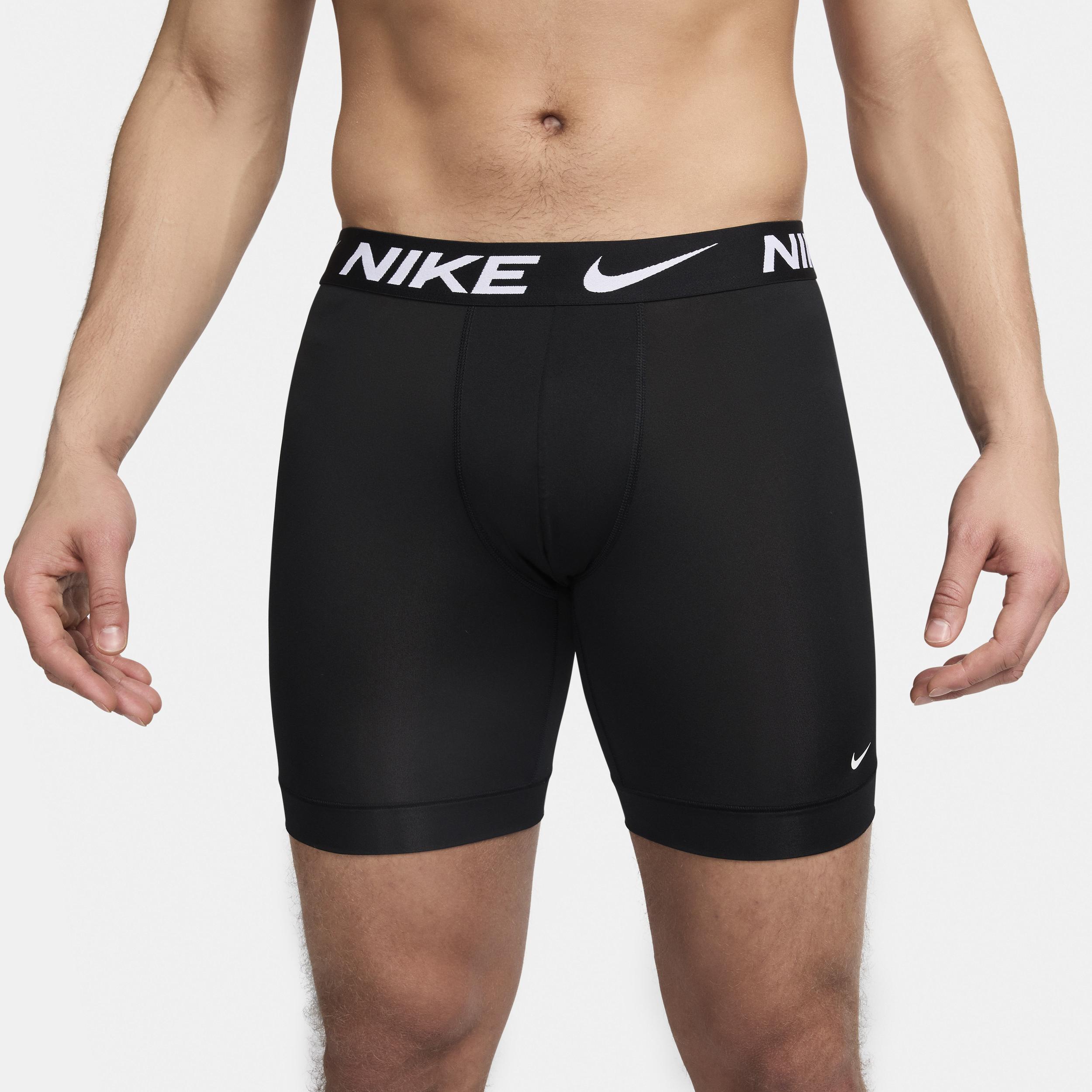 Nike Men's Dri-FIT Essential Micro Long Boxer Briefs (3-Pack) Product Image