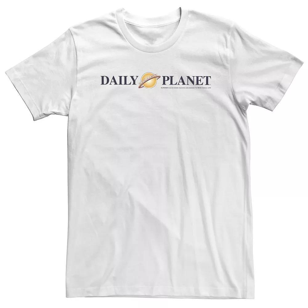 Big & Tall DC Comics Superman Daily Planet Text Logo Tee, Men's,  Product Image