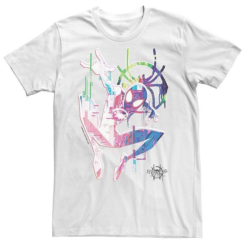 Men's Spider-Man Spider-Verse Tee, Size: Large, White Product Image