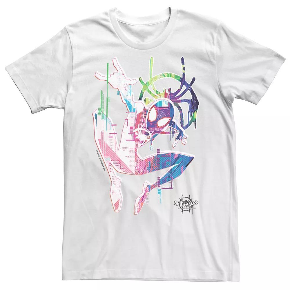 Men's Spider-Man Spider-Verse Tee, Size: Large, White Product Image