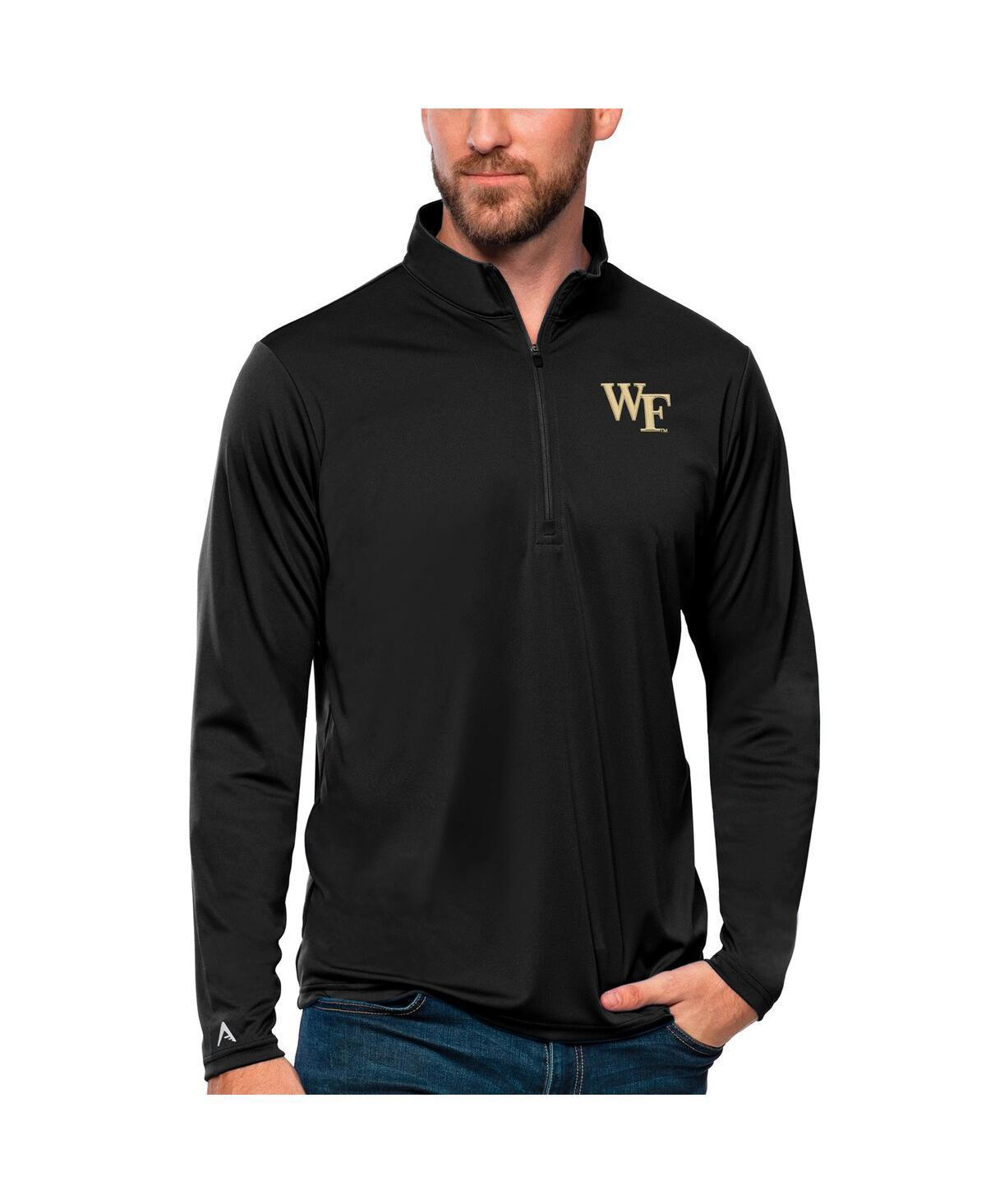 Antigua Mens Black Texas Longhorns Tribute Quarter-Zip Top Product Image