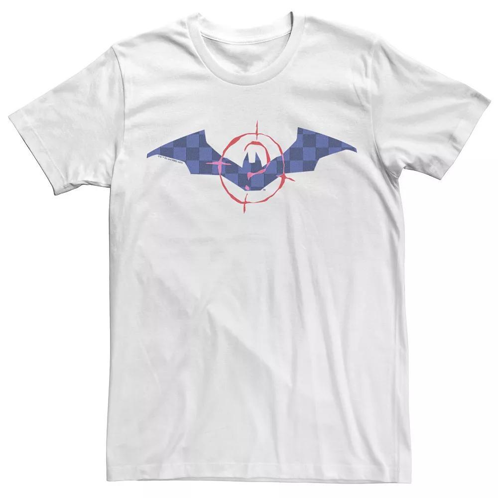 Men's DC Comics The Batman Mask Up Red And Blue Tee,  Product Image