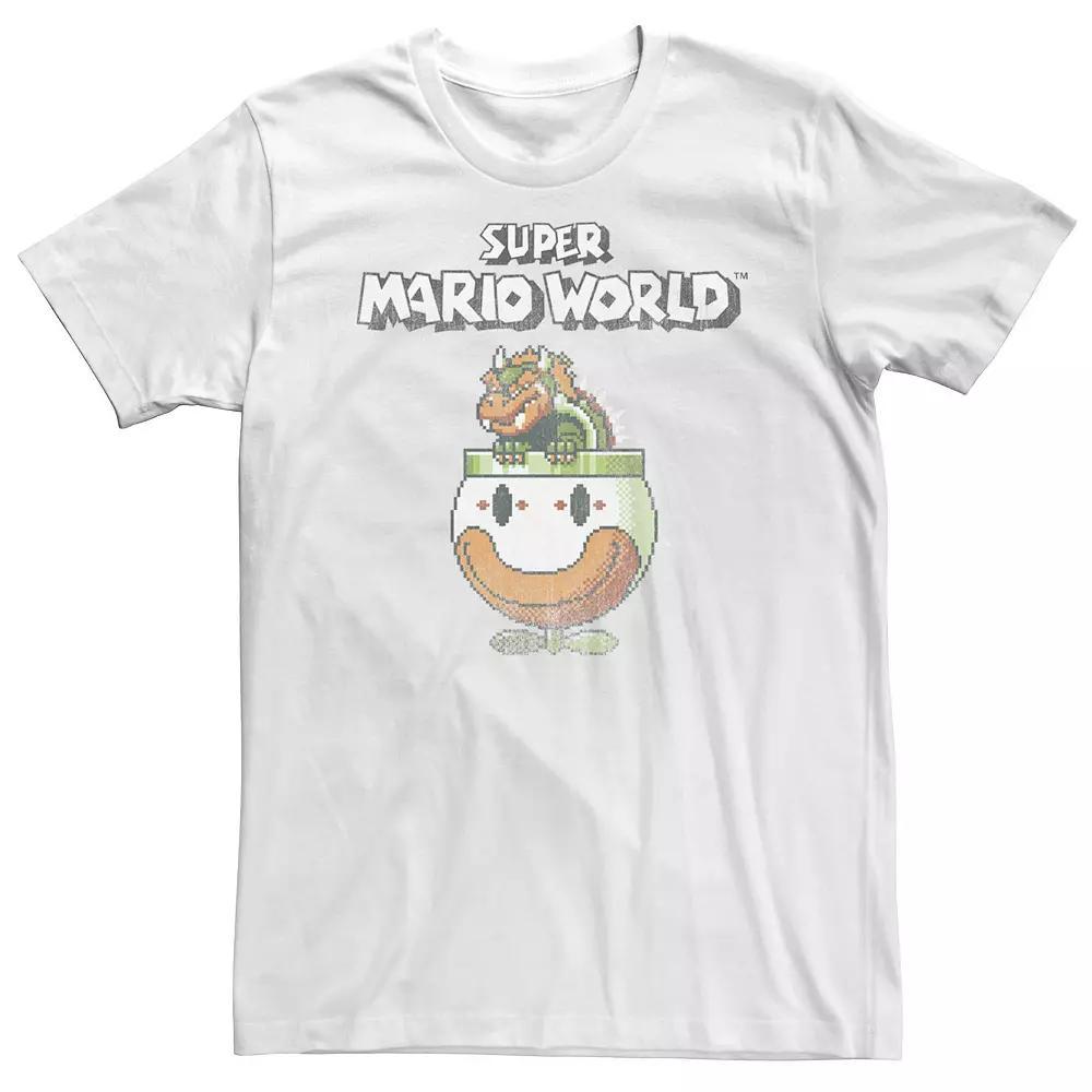 Big & Tall Nintendo Bowser Is King Vintage Gaming Tee, Men's,  Product Image