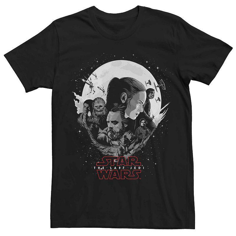 Mens Star Wars The Last Jedi Tonal Poster Tee Blue Product Image