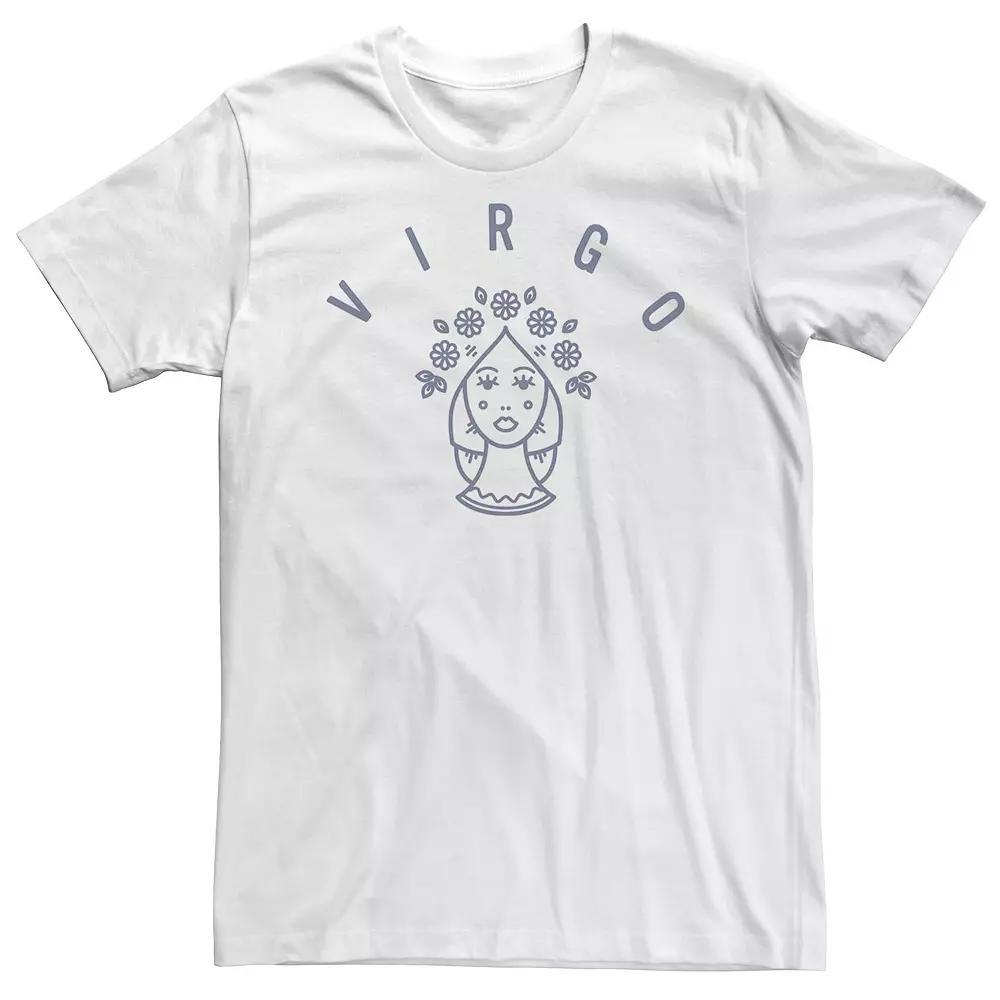 Big & Tall Virgo Line Art Portrait Tee, Men's,  Product Image
