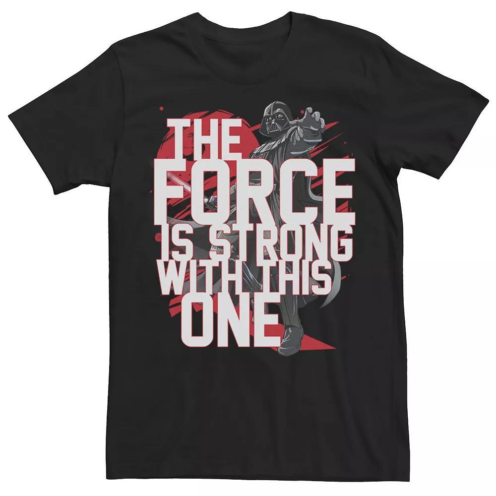 Men's Star Wars Force Is Strong Darth Vader Graphic Tee,  Product Image