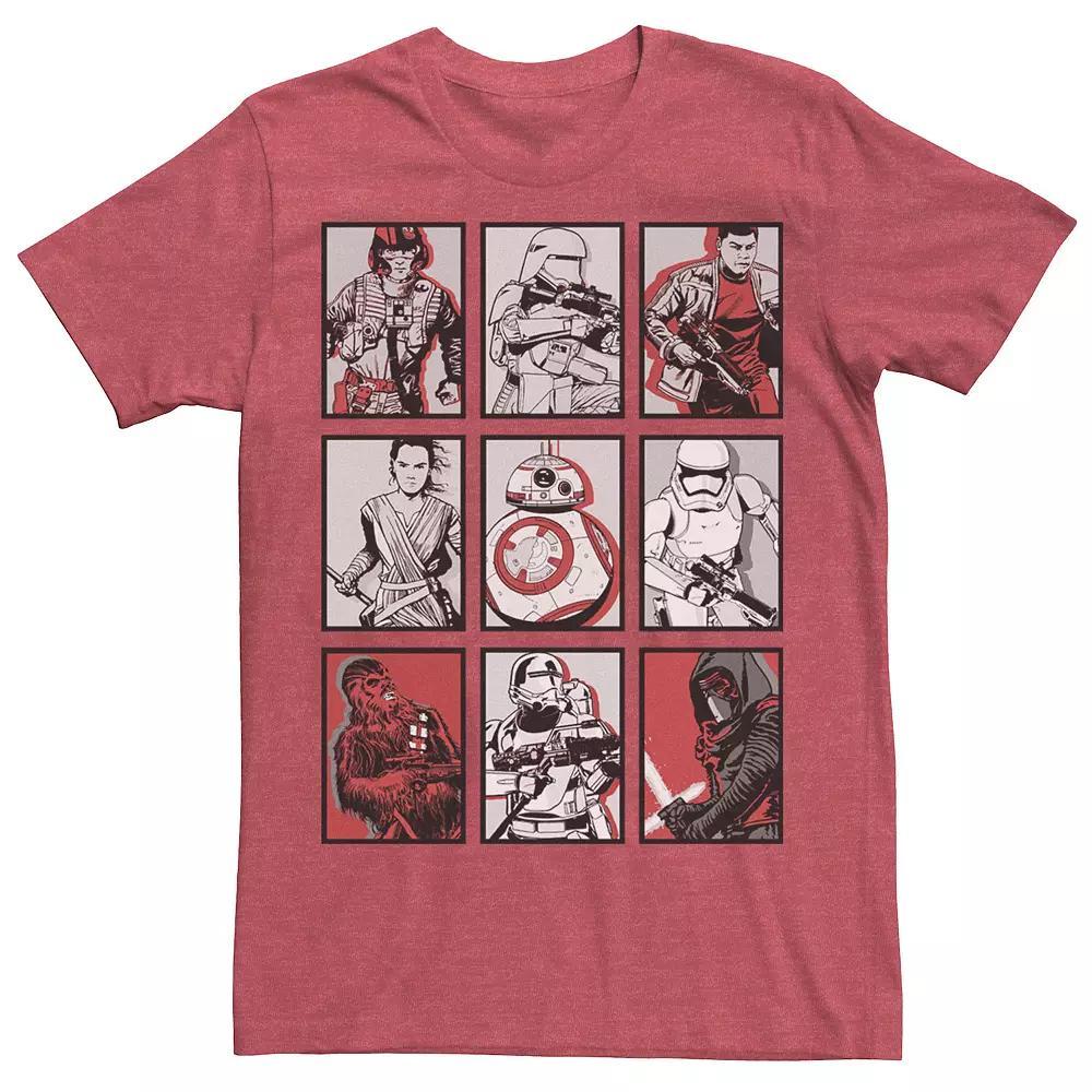 Men's Star Wars Force Awakens Pop Art Poster Graphic Tee, Size: Medium, Grey Heather Product Image