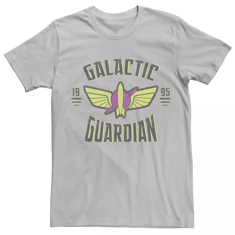 Men's Disney Pixar Toy Story Buzz Galactic Guardian Symbol Graphic Tee, Size: Medium, Silver Product Image