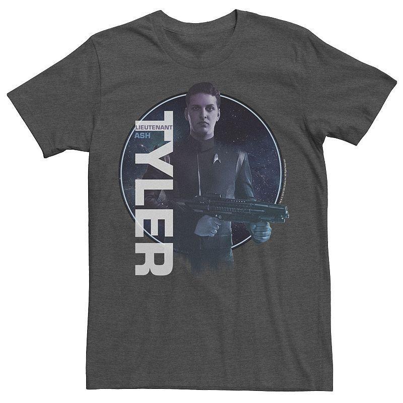 Men's Star Trek Discovery Lieutenant Tyler Galaxy Portrait Tee, Size: Small, Grey Heather Product Image