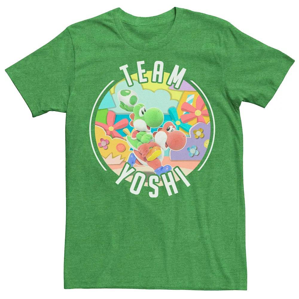 Men's Nintendo Yoshi's Crafted World Team Yoshi Short Sleeve Tee,  Product Image