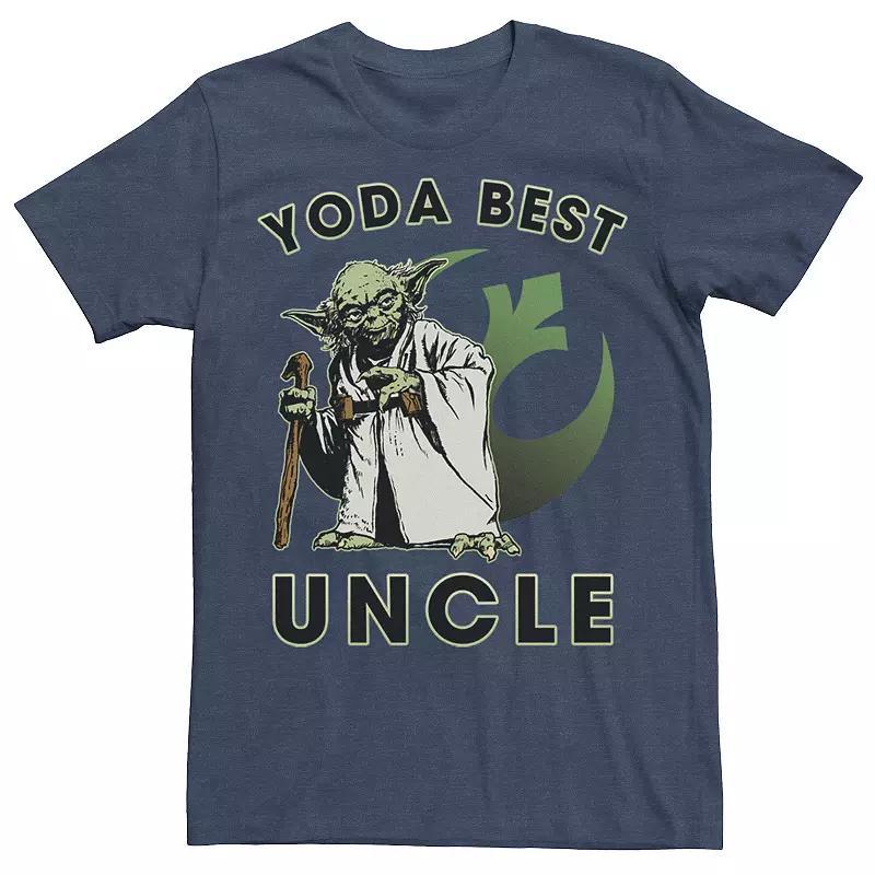 Men's Star Wars Yoda Best Uncle Rebel Logo Tee, Size: Large, Red Product Image