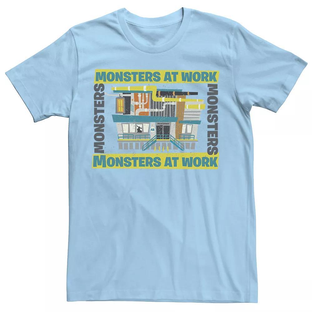 Disney / Pixar's Monsters At Work Men's Building Logo Tee,  Product Image