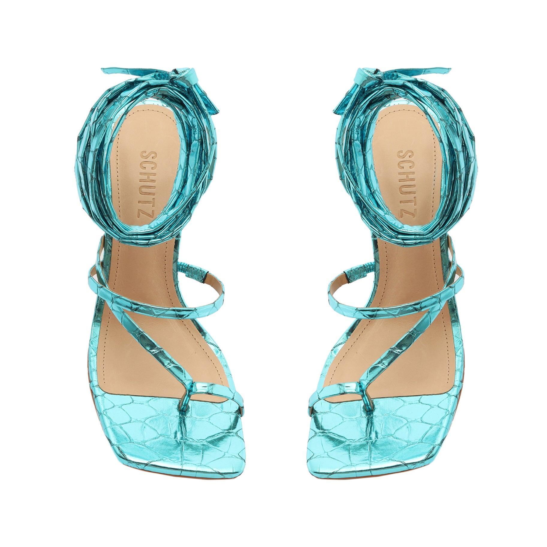Lily Metallic Leather Sandal Product Image