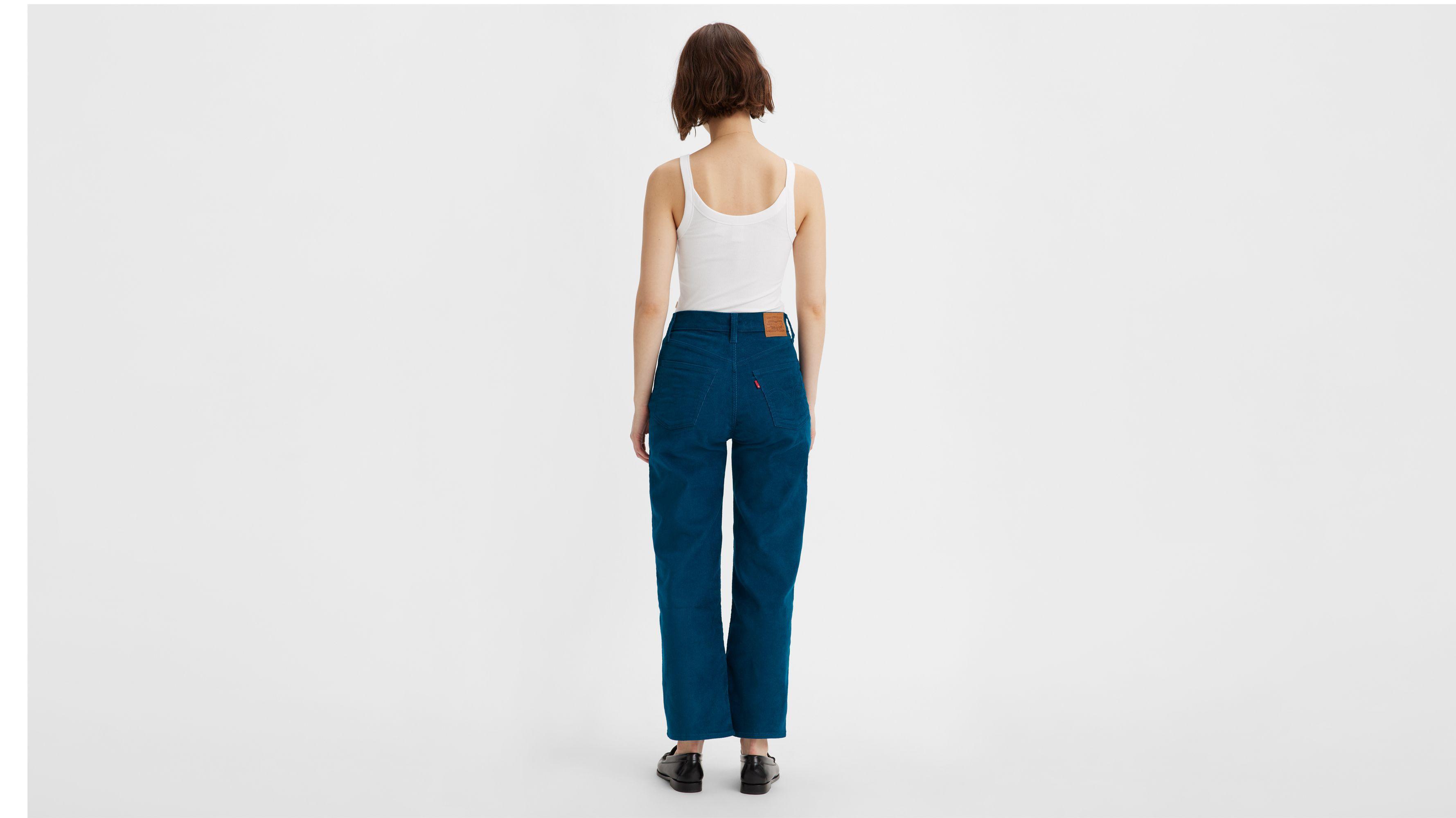 Ribcage Straight Ankle Corduroy Women's Pants Product Image