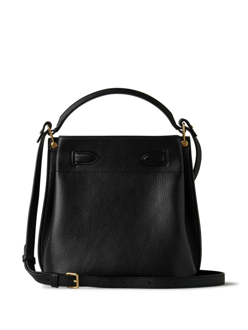 MULBERRY Small Islington Leather Bucket Bag In Black Product Image