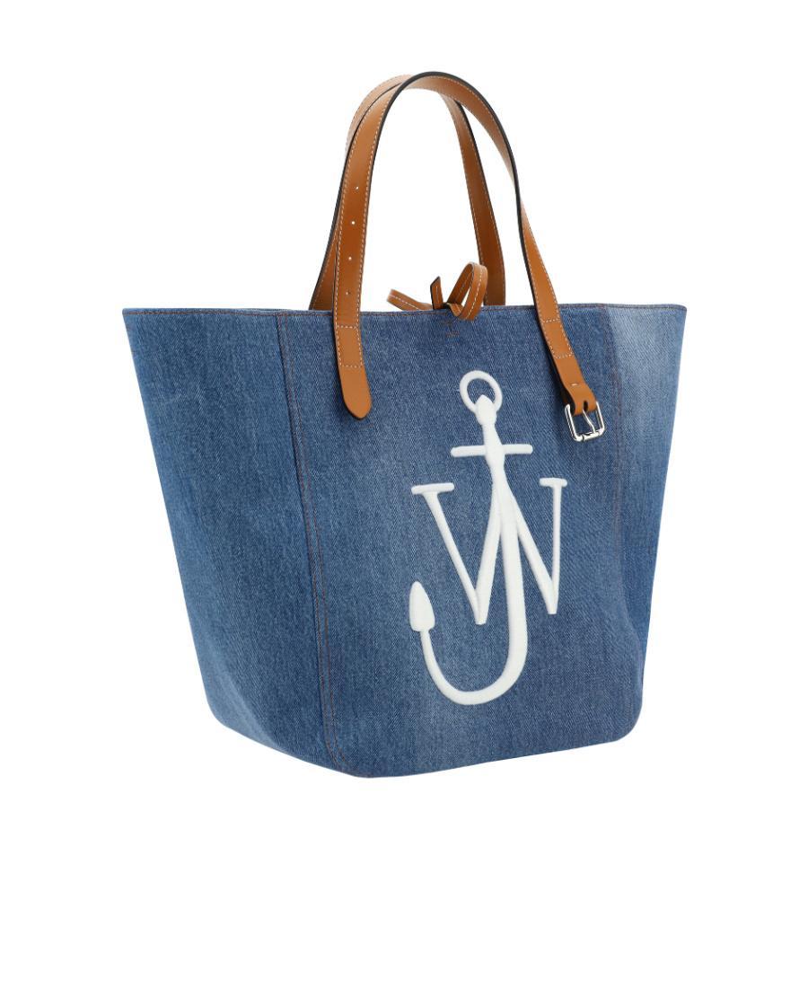 JW ANDERSON Tote Shoulder Bag In Denim Product Image