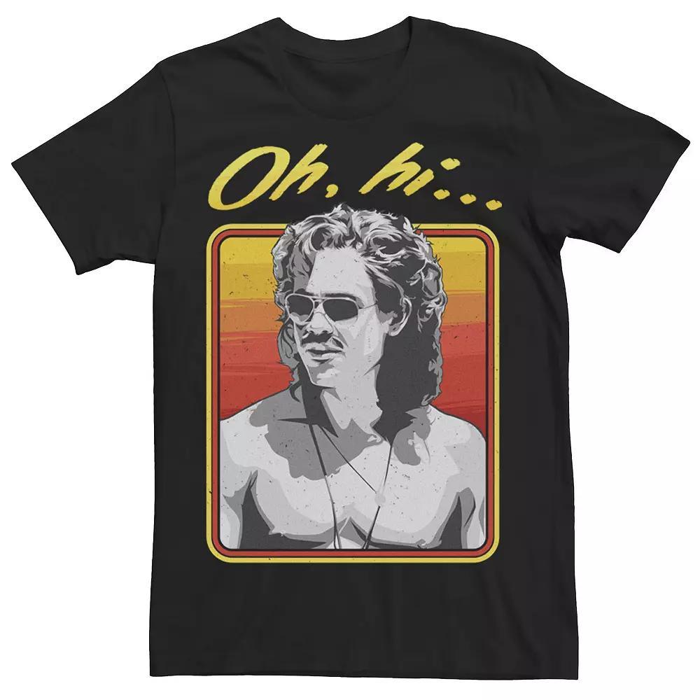 Mens Stranger Things Billy Greyscale Oh Hi Boxed Tee Product Image