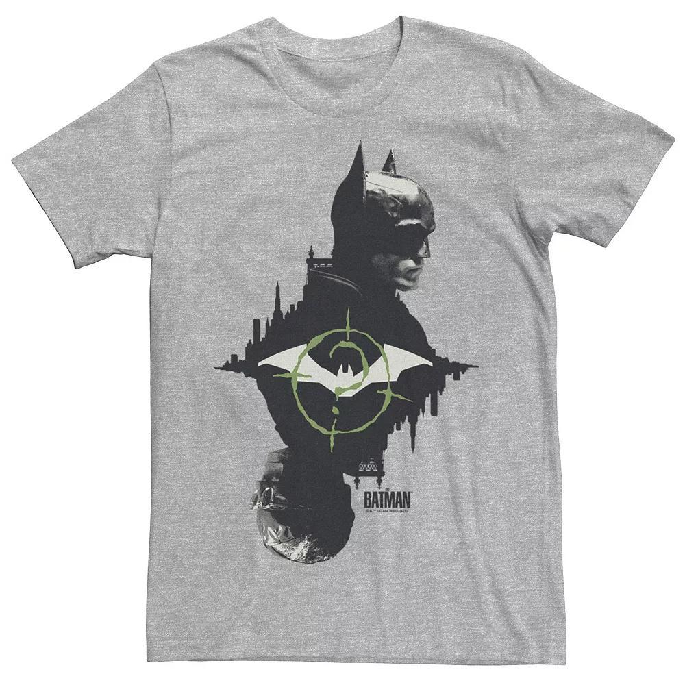 Men's DC Comics The Batman Split Batman And Riddler Portrait Tee,  Product Image