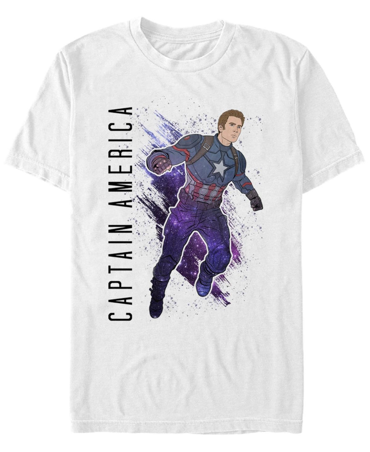 Boys 8-20 Marvel Avengers Endgame Captain America Galaxy Painted Graphic Tee, Boys Product Image