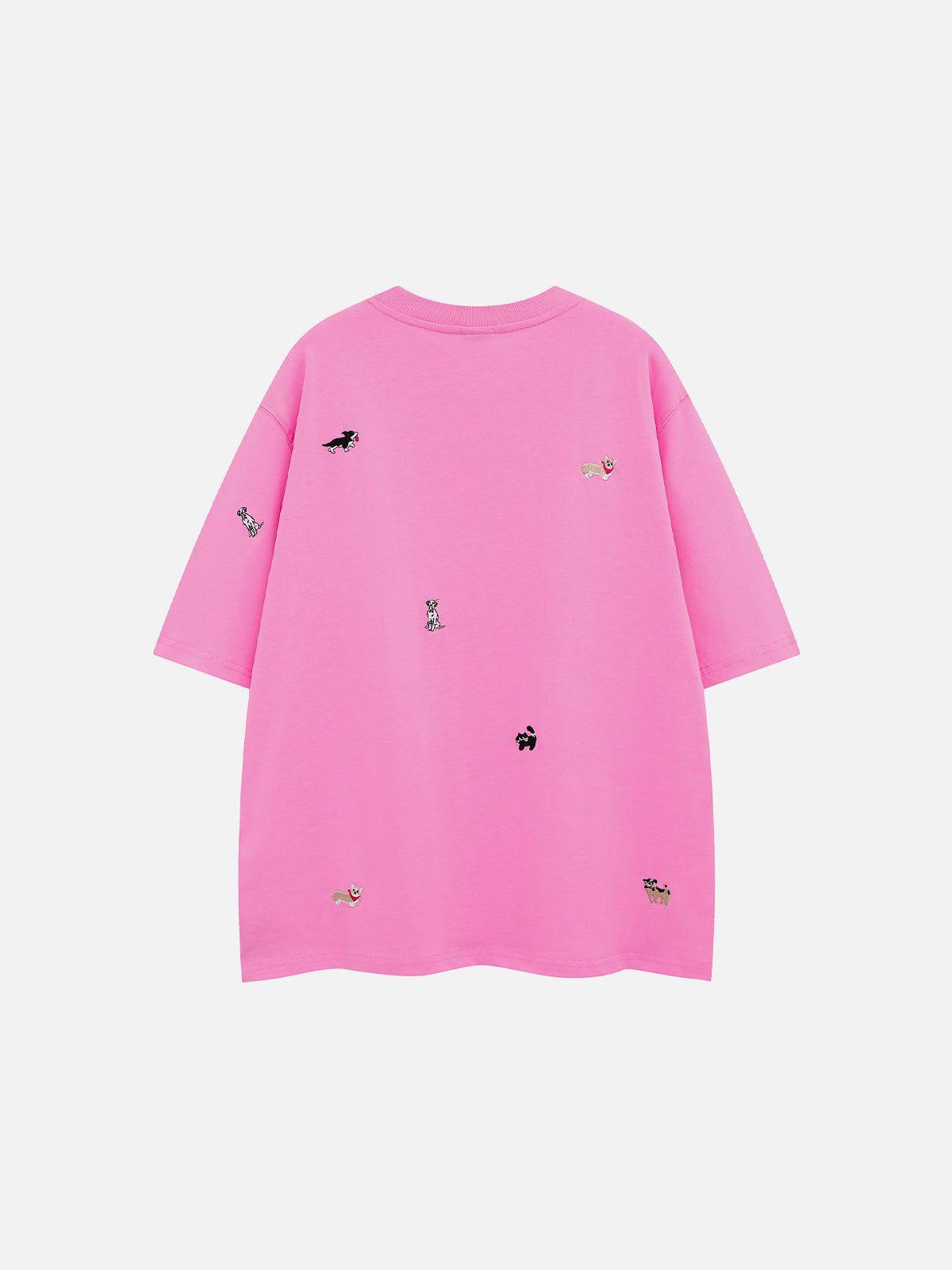 Aelfric Eden Cartoon Animal Embroidery Tee Product Image