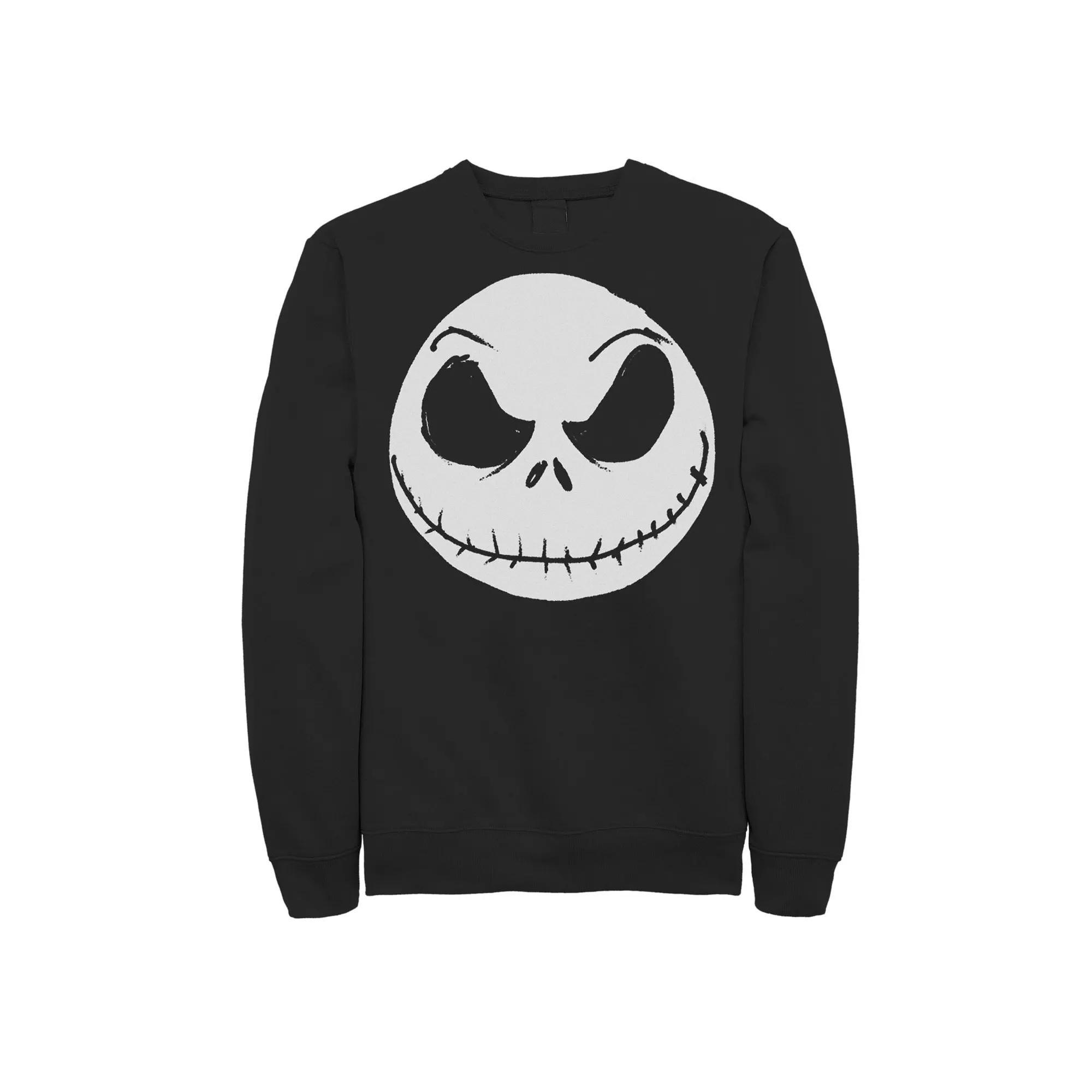 Disney's The Nightmare Before Christmas Jack Skellington Face Men's Sweatshirt,  Product Image