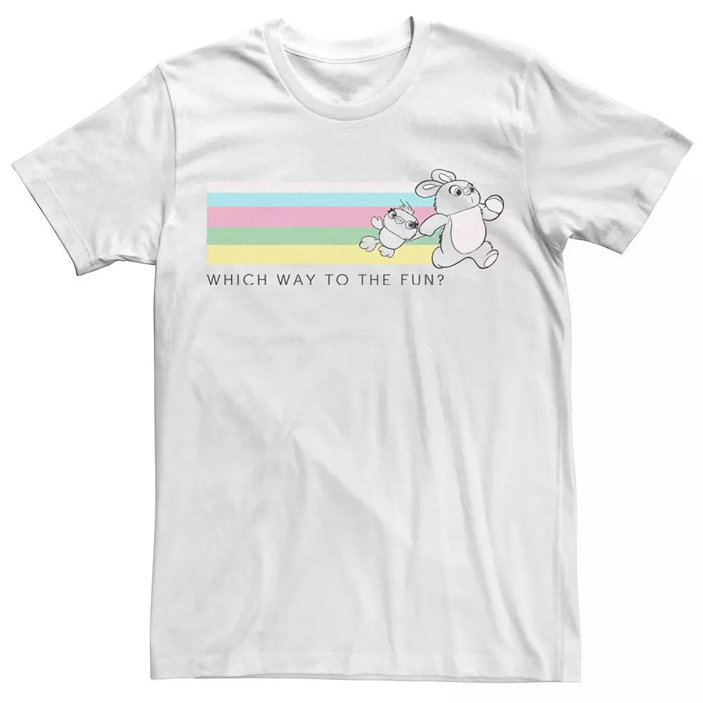 Disney / Pixar's Toy Story 4 Ducky & Bunny Men's Which Way To Fun Tee,  Product Image