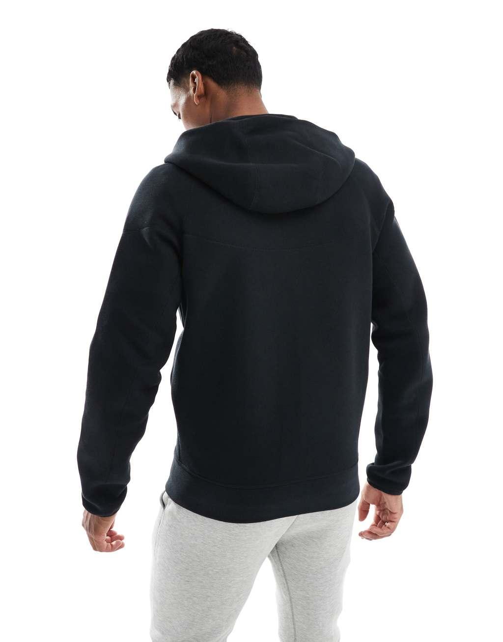 Nike Tech Fleece full-zip hoodie in black Product Image