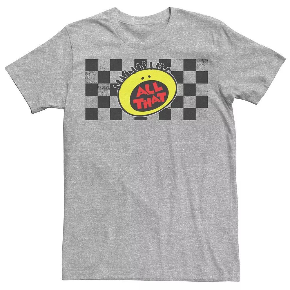 Men's Nickelodeon All That Classic Checkered Logo Tee, Size: Small, Ath Product Image