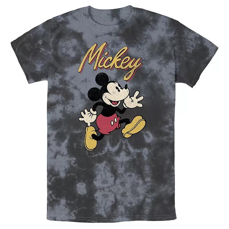 Men's Disney Mickey And Friends Mickey Classic Run Portrait Wash Tee,  Product Image