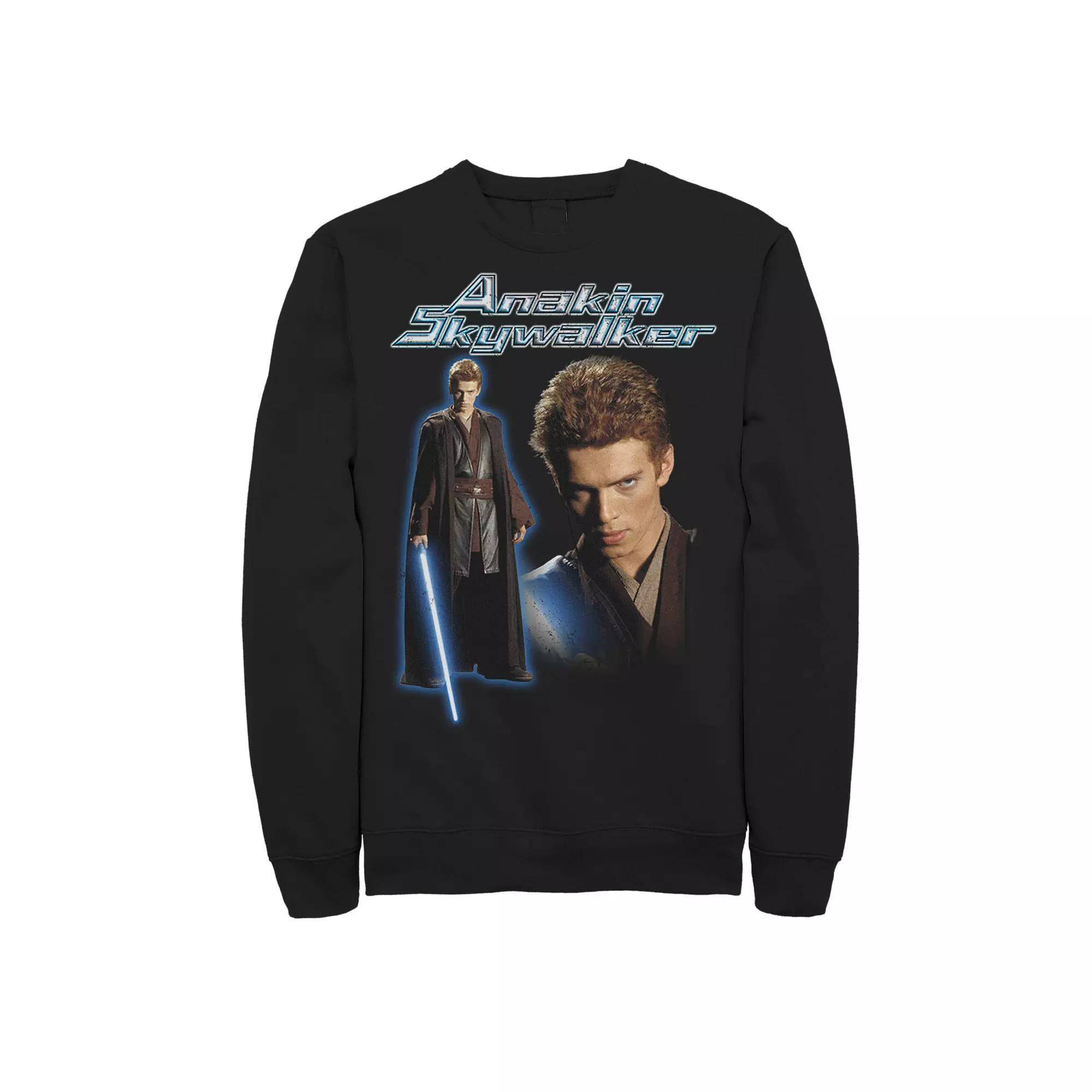 Big & Tall Star Wars Anakin Skywalker Portrait Fleece Sweatshirt, Men's,  Product Image