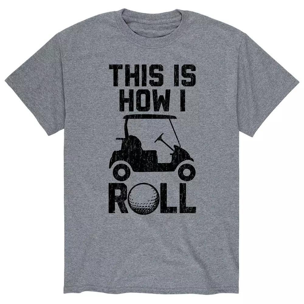 Men's How I Roll Golf Tee,  Product Image