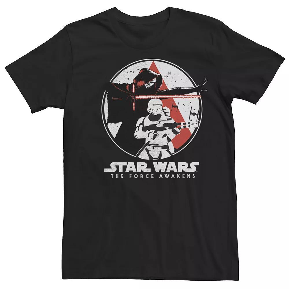 Men's Star Wars The Force Awakens Battle Pose Tee, Size: XXL, Black Product Image