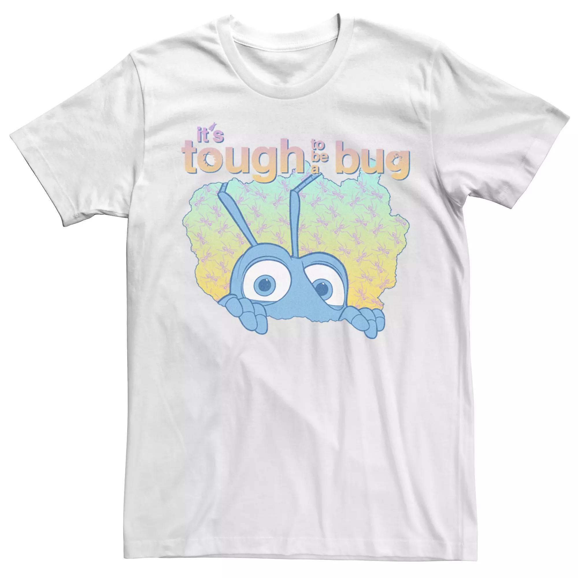 Men's Bug's Life Flik Tough To Be A Bug Tee, Size: Large, White Product Image