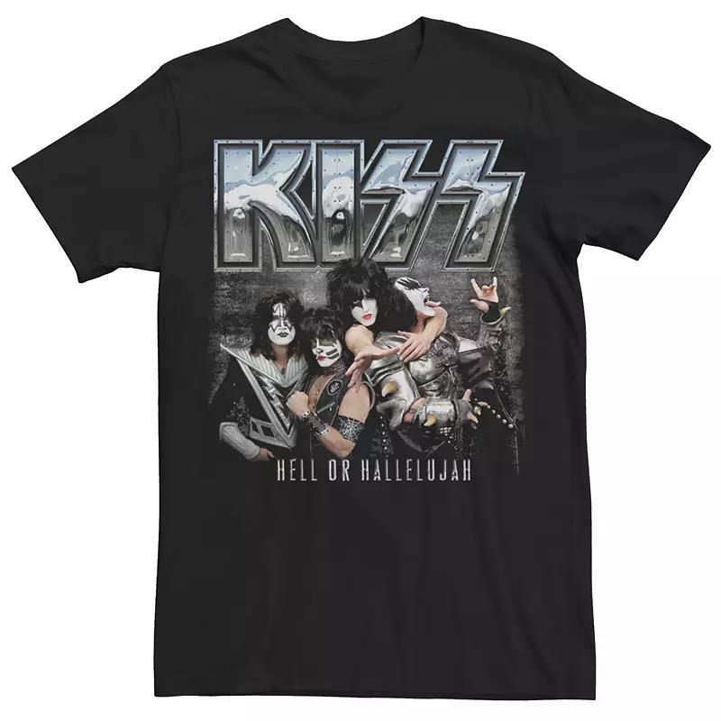 Men's Kiss Metal Heads Short Sleeve Crew Tee, Size: Medium, Black Product Image