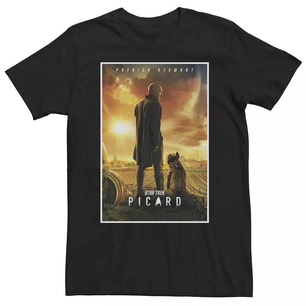 Big & Tall Star Trek: Picard Number One Poster Tee, Men's,  Product Image