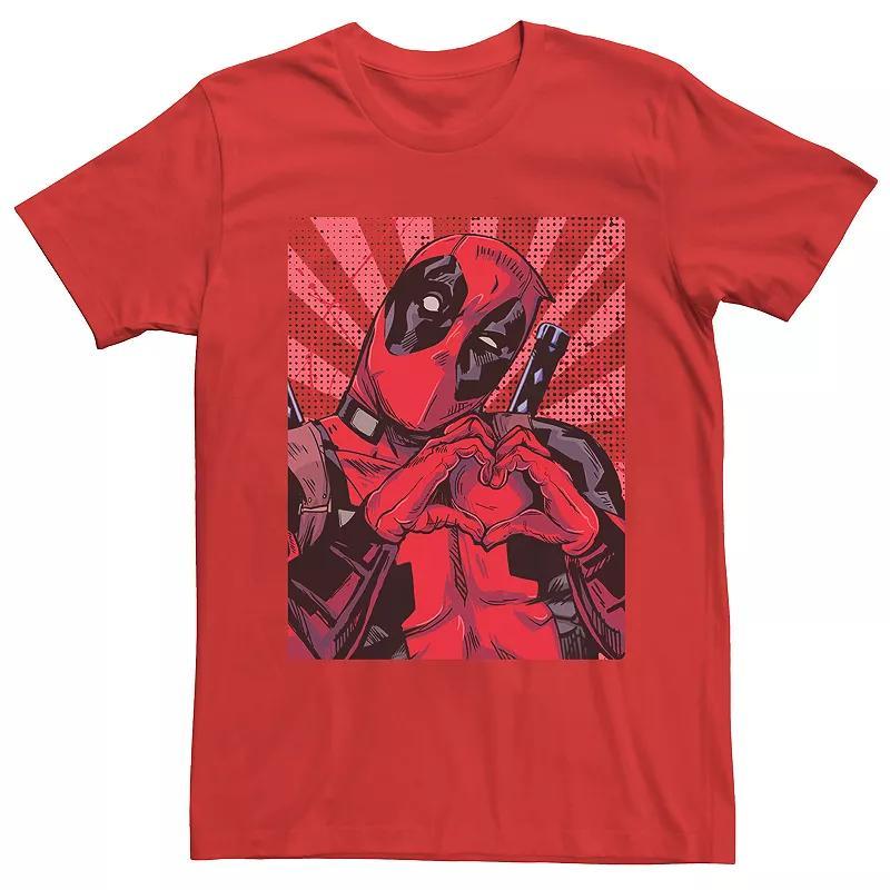 Mens Deadpool Heart Tee Product Image