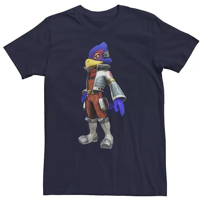 Mens Nintendo Star Fox Falco Portrait Tee Blue Product Image